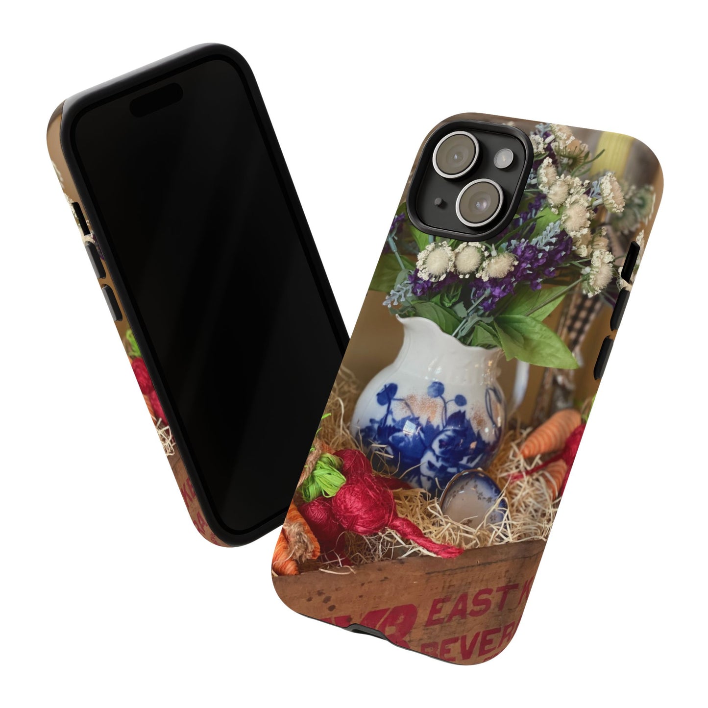 Phone Case Vintage Crate Garden Vegetables