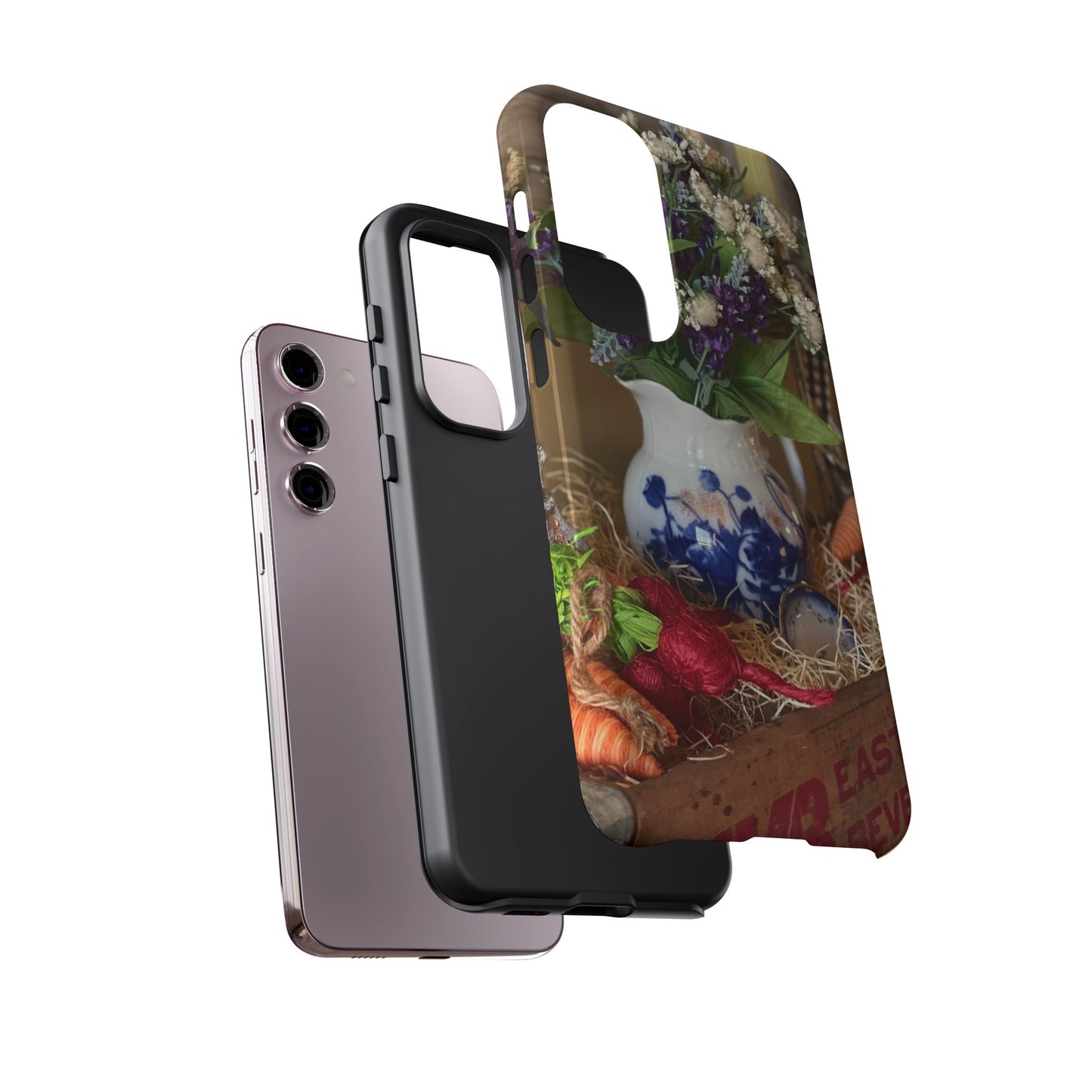 Phone Case Vintage Crate Garden Vegetables