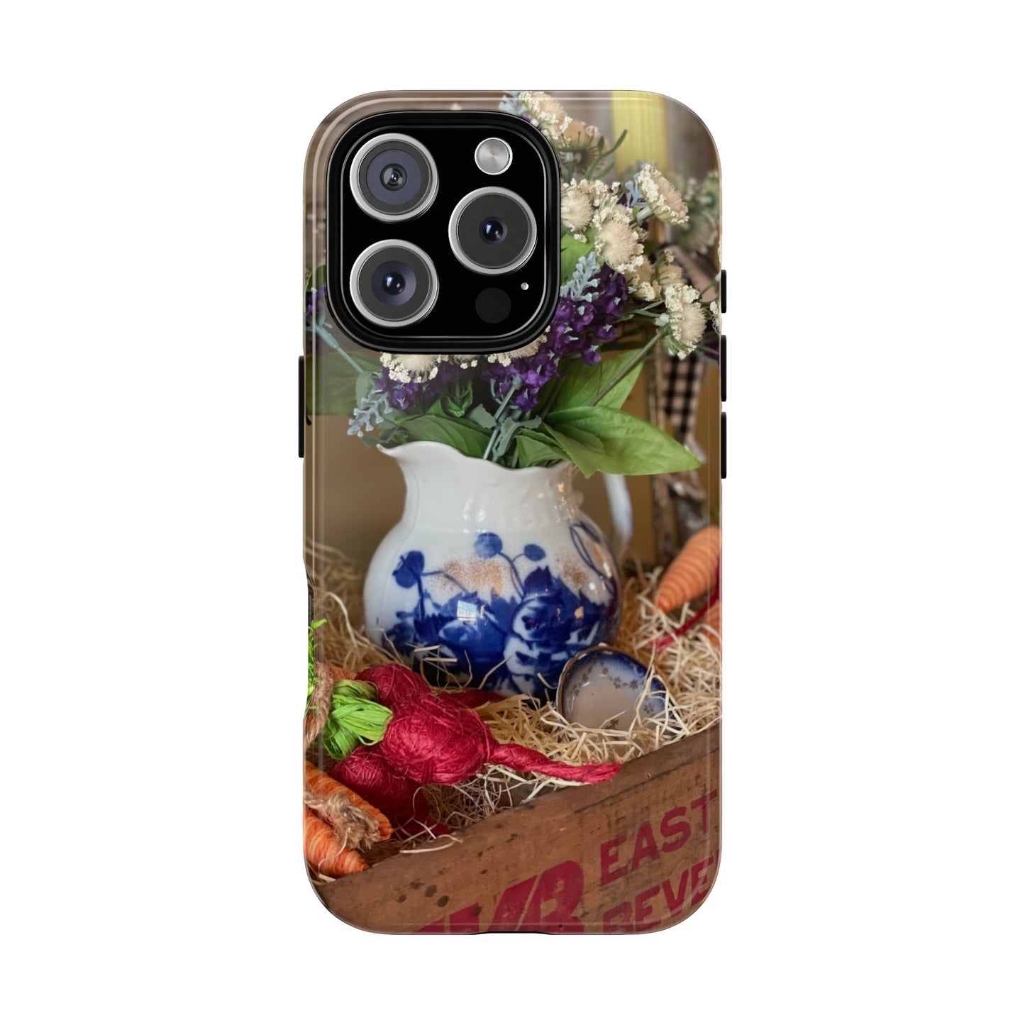 Phone Case Vintage Crate Garden Vegetables