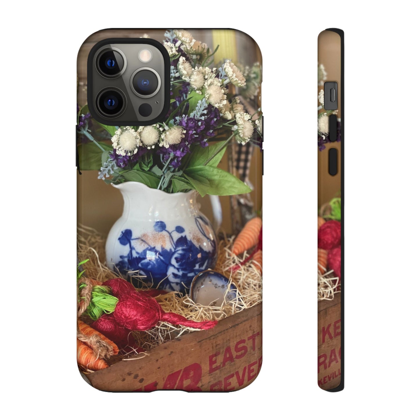 Phone Case Vintage Crate Garden Vegetables