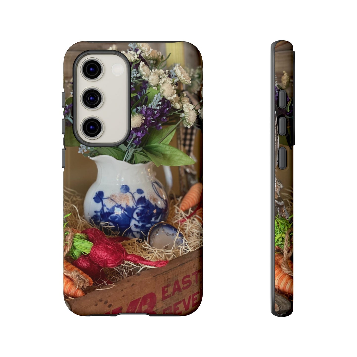 Phone Case Vintage Crate Garden Vegetables