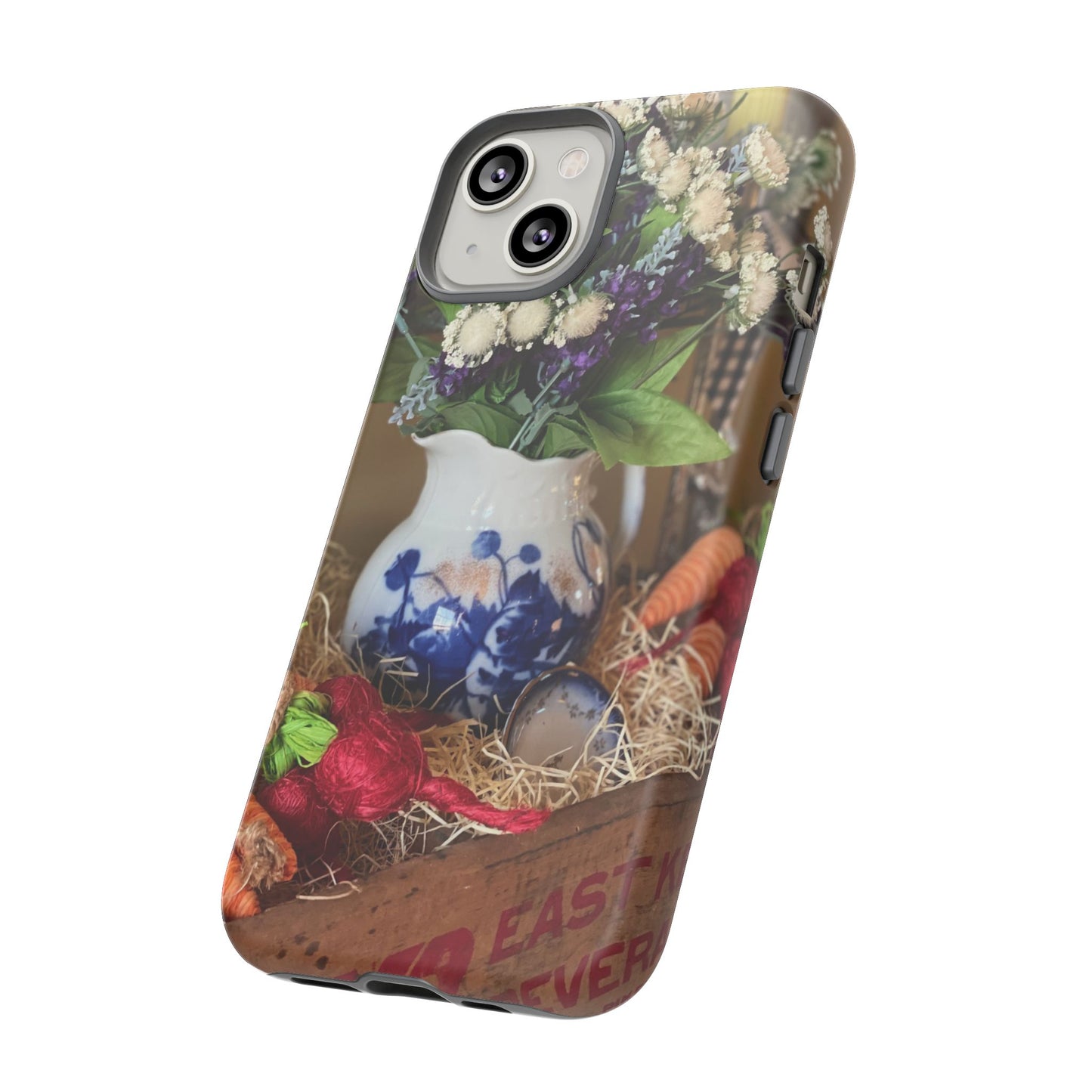 Phone Case Vintage Crate Garden Vegetables