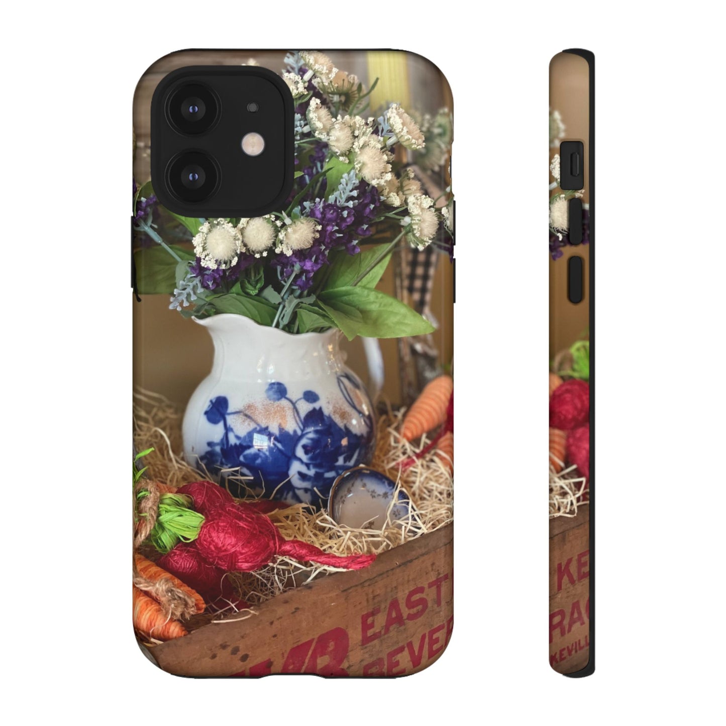Phone Case Vintage Crate Garden Vegetables