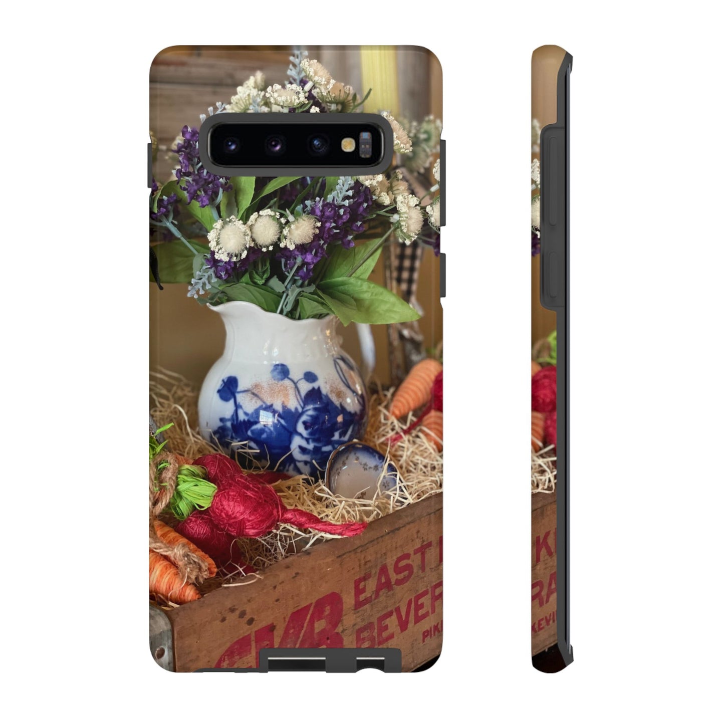 Phone Case Vintage Crate Garden Vegetables