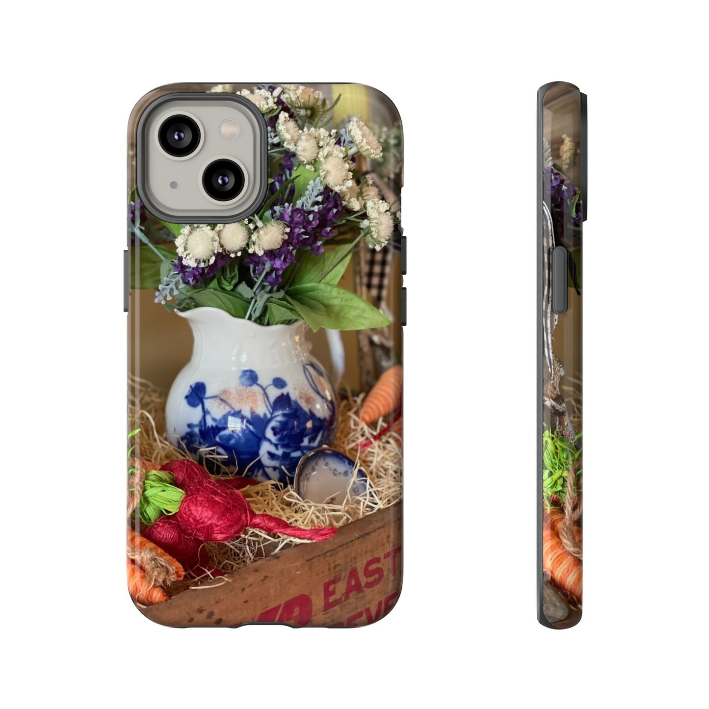 Phone Case Vintage Crate Garden Vegetables
