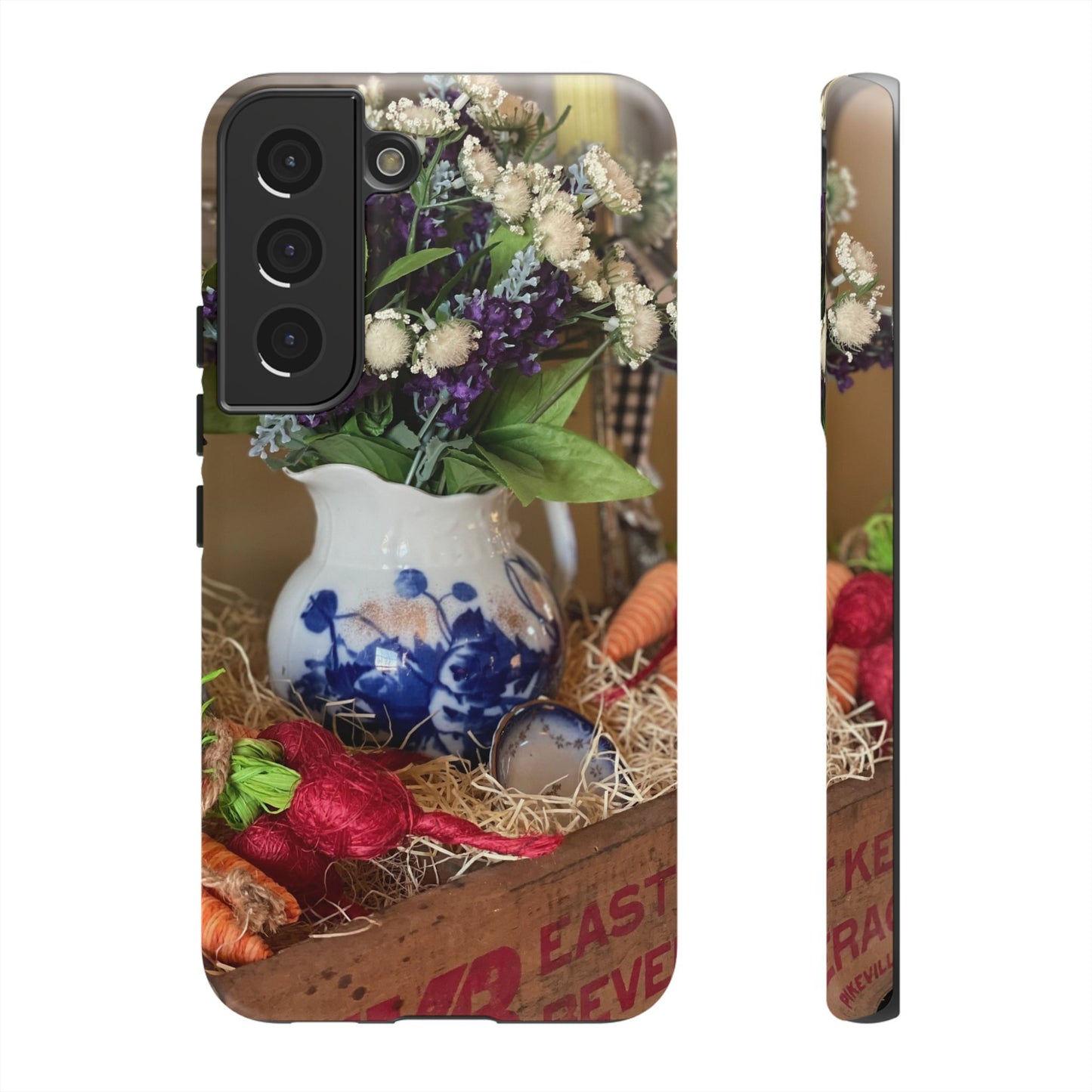 Phone Case Vintage Crate Garden Vegetables