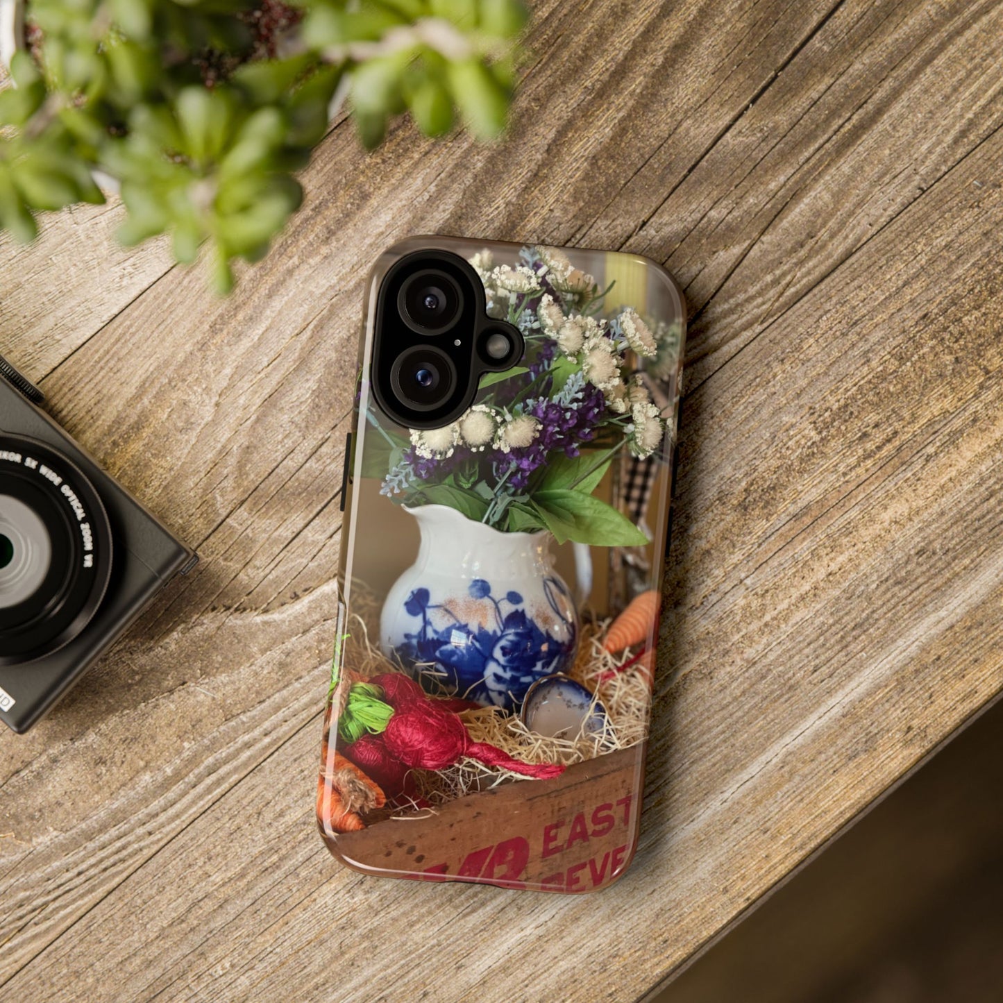 Phone Case Vintage Crate Garden Vegetables
