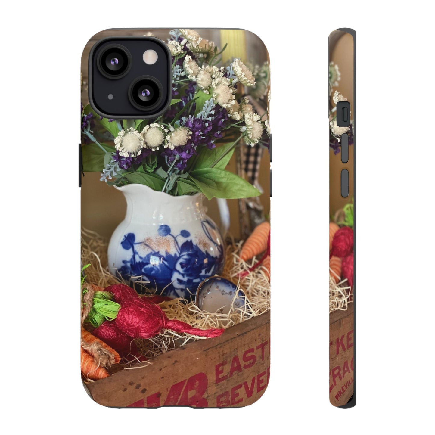 Phone Case Vintage Crate Garden Vegetables