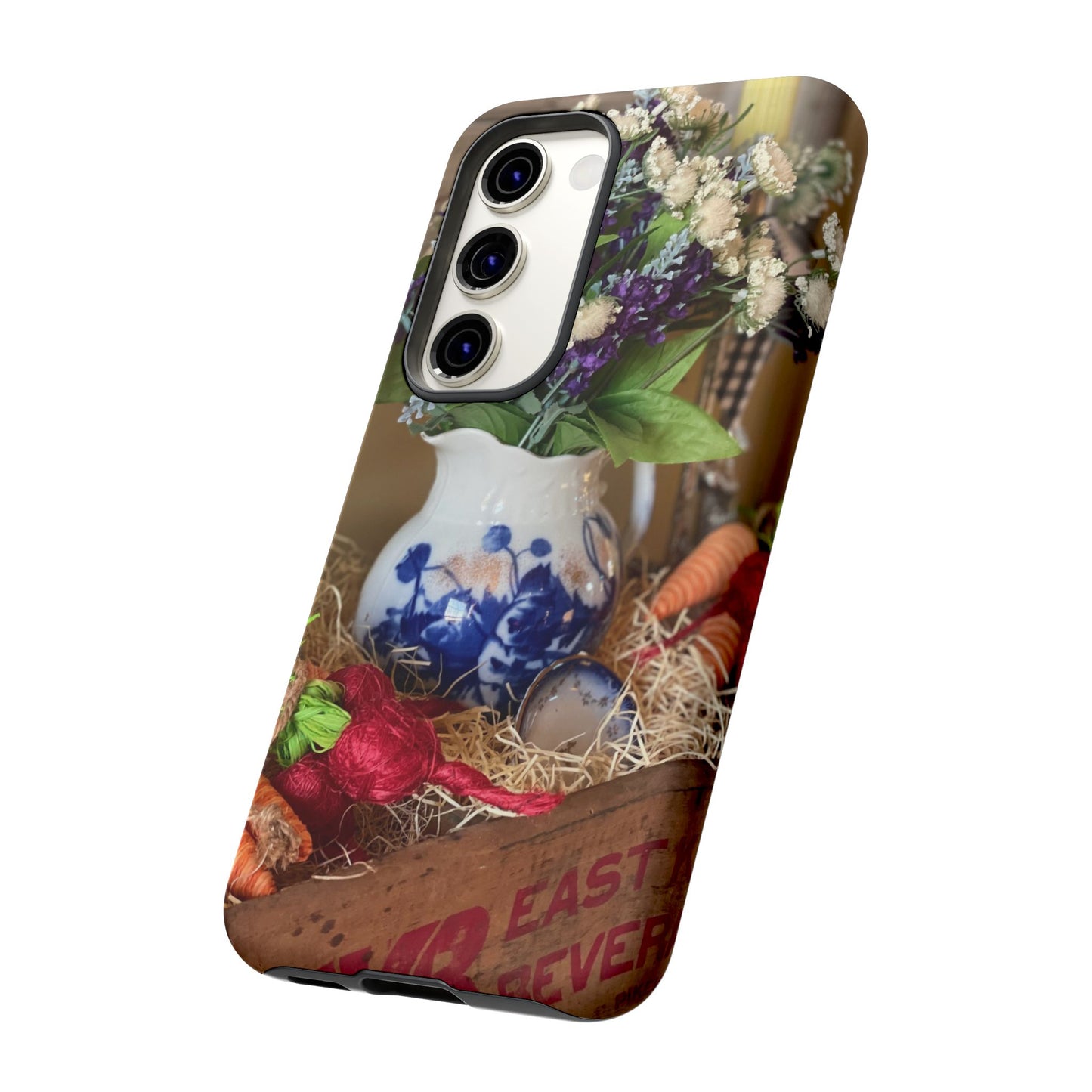 Phone Case Vintage Crate Garden Vegetables