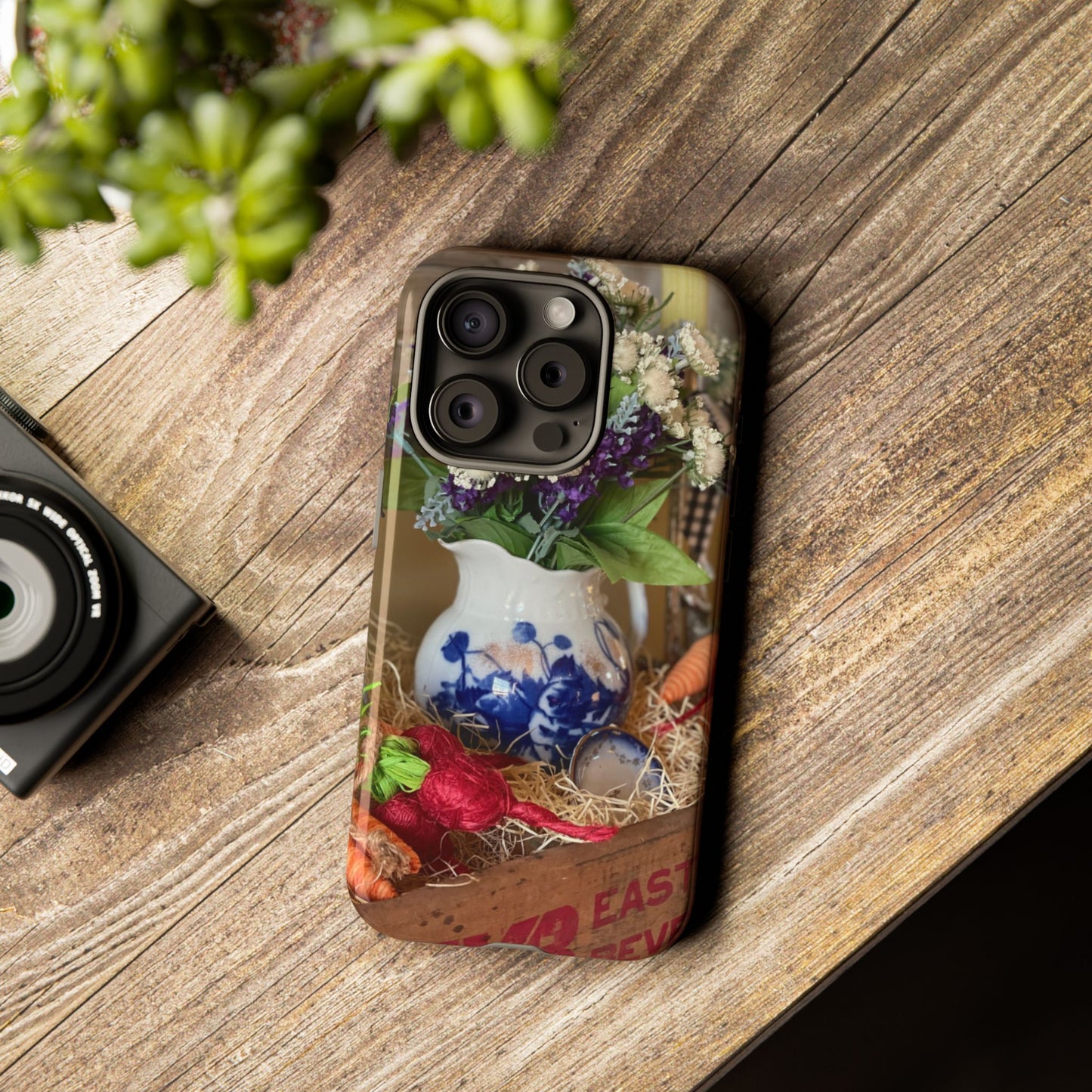 Phone Case Vintage Crate Garden Vegetables