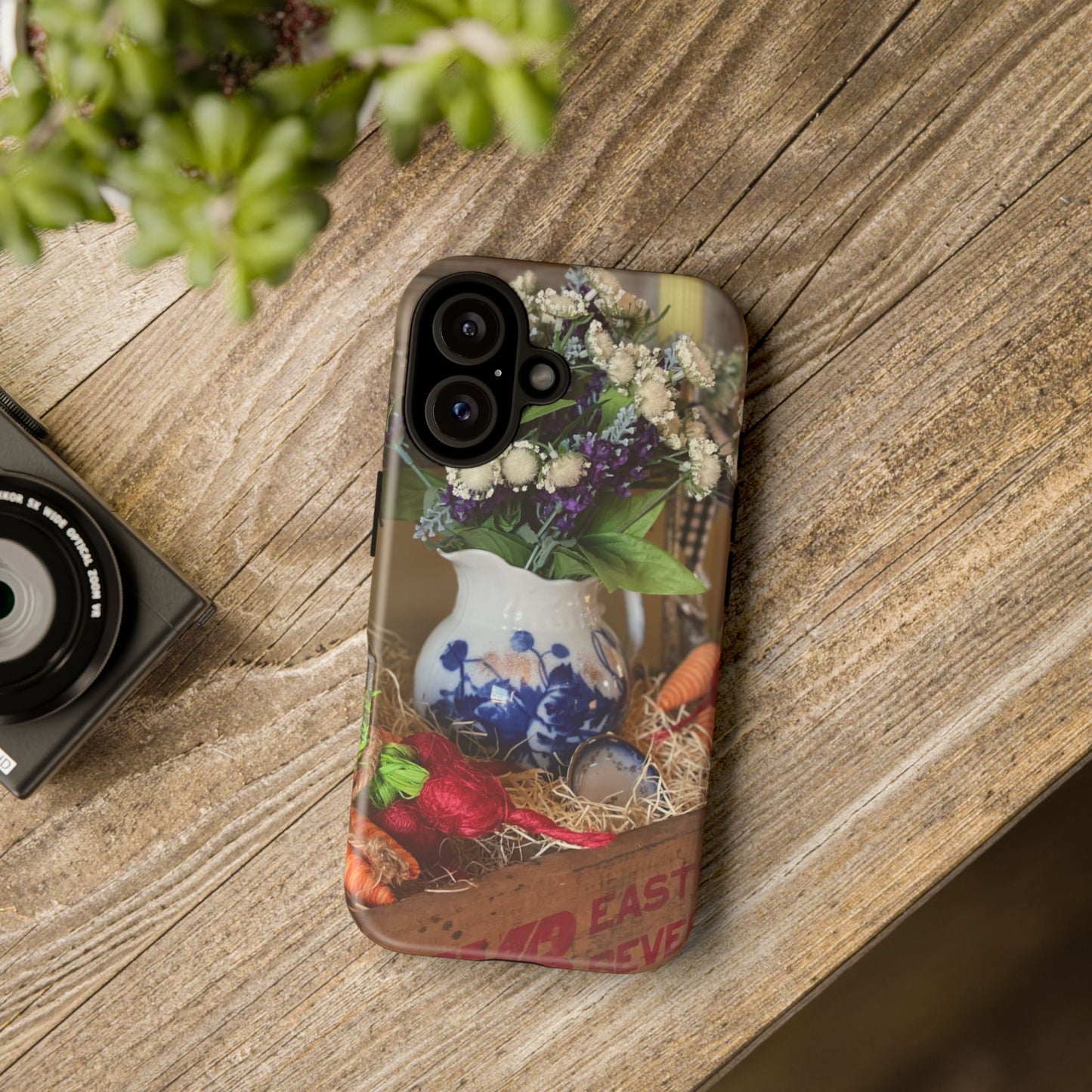 Phone Case Vintage Crate Garden Vegetables