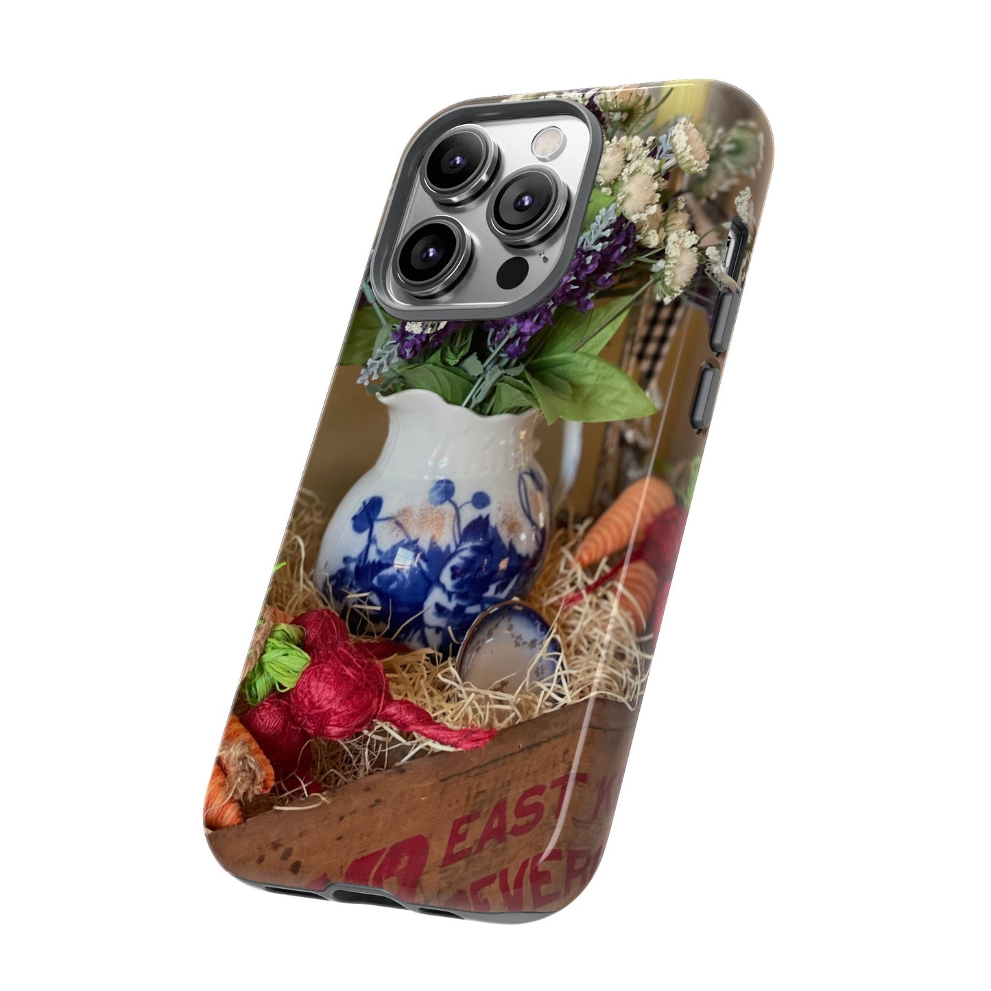Phone Case Vintage Crate Garden Vegetables