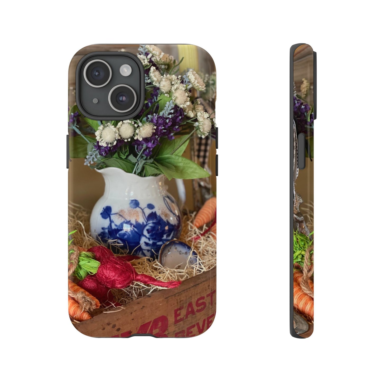 Phone Case Vintage Crate Garden Vegetables