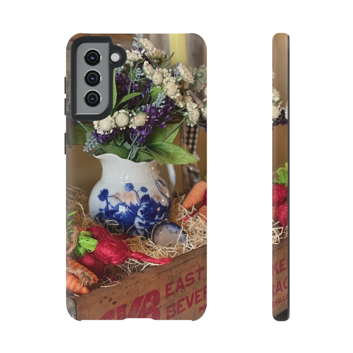 Phone Case Vintage Crate Garden Vegetables