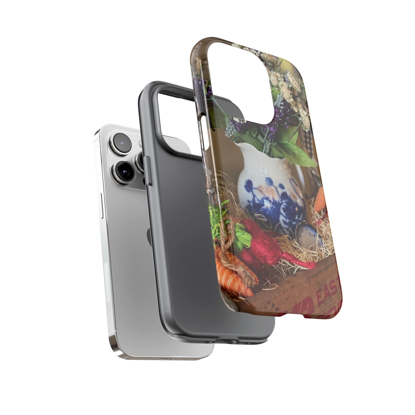 Phone Case Vintage Crate Garden Vegetables