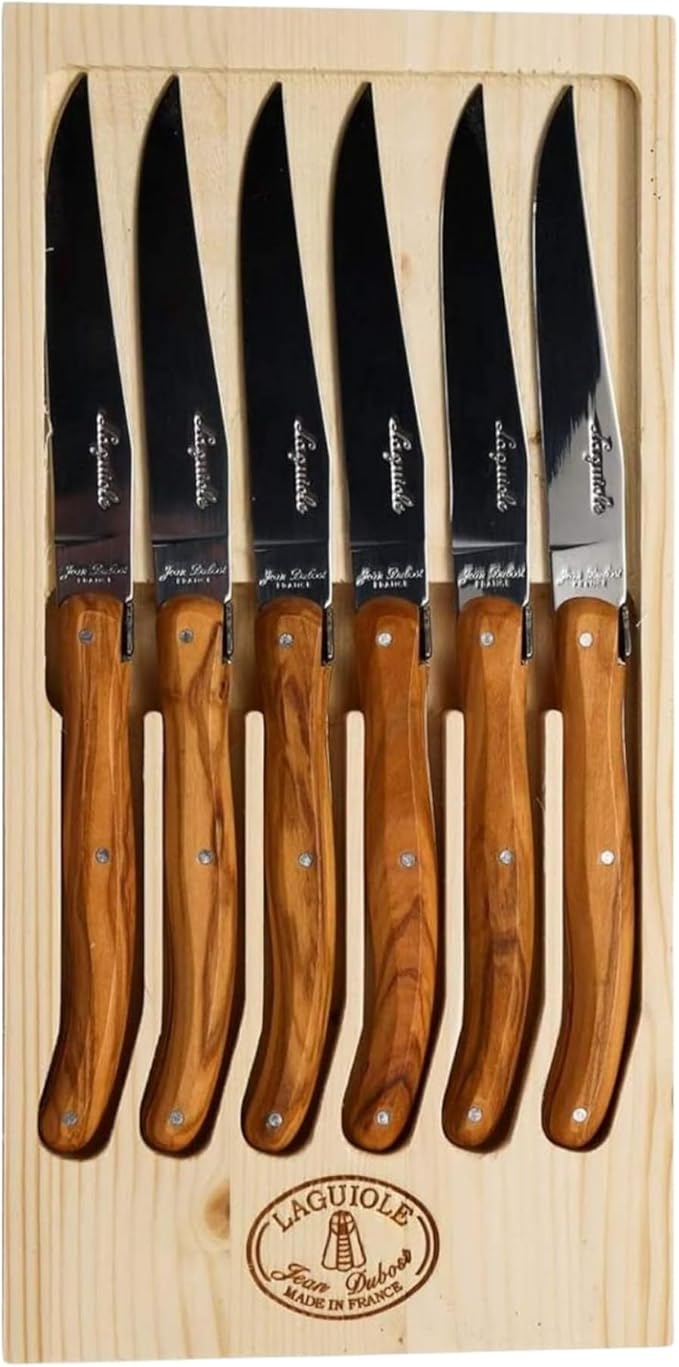 Laguiole Wood Handle Steak Knives